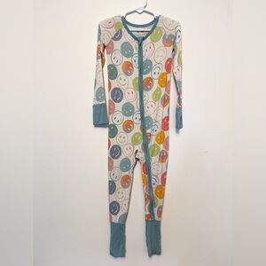 Positive Vibes Colorful Smiley Kids One Piece